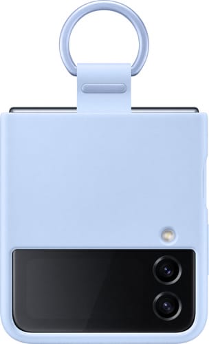 Samsung Galaxy Z Flip4 Backcover Ring Silicon arctic blue