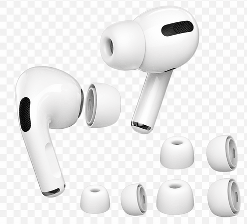 Apfelkiste Silikon Airpods Pro / Pro 2 Ohrpolster Rutschfest  Gr. S/M/L (6-tlg. Set)