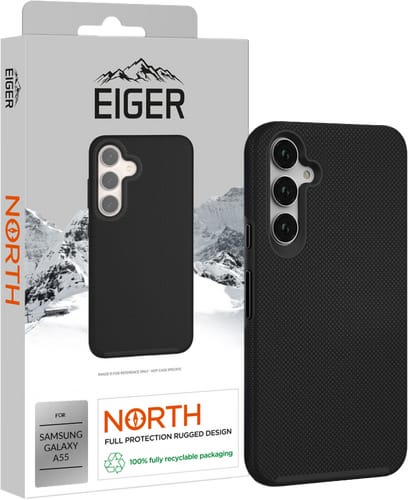 Eiger Galaxy A55 North Backcover Black (b2b)