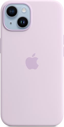 Apple iPhone 14 Silicone Case with MagSafe Lilac