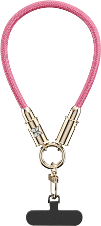 Kisten Trends Lanyard USB C to USB C cable Pink (0.3m)