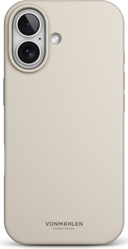 Vonmählen iPhone 17 Silicone Backcover Cream