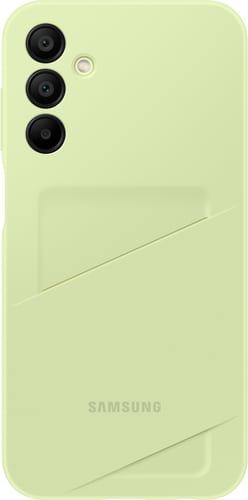 Samsung Galaxy A15 Silicone Backcover Card Slot Lime