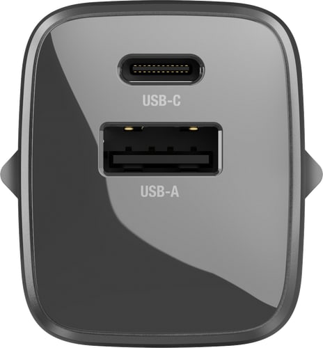 Fresh'N Rebel 30W PD Charger USB-A+USB-C Storm Grey
