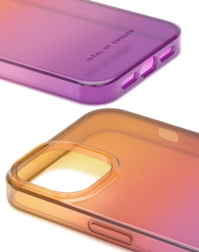 iDeal of Sweden iPhone 13 Pro Silicone Backcover Transparent Vibrant Ombre