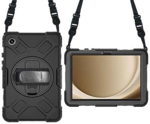 Eiger Galaxy Tab A9+ Peak 500m Drop-Protection Backcover Black (b2b)