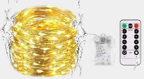 AK Kisten Basics Wire String Lights (5m) 50 LEDs 8 Modes