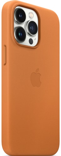 iPhone 13 Pro Leather Backcover with MagSafe Golden Br
