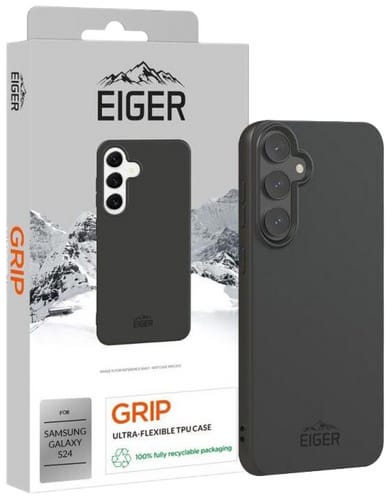 Eiger Galaxy S24 TPU Grip Backcover Black (b2b)