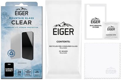 Bulk Eiger Galaxy Xcover 7 Mountain Glass Screen Protector (b2b)