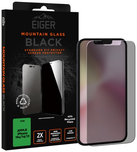 Eiger iPhone 16e/13/13 Pro/14 Glass Screen Protector Pri