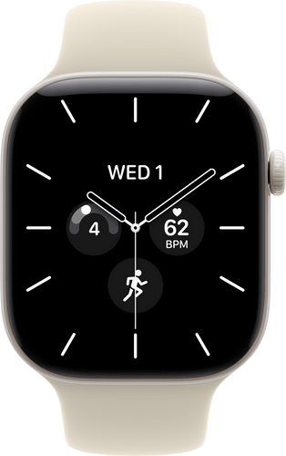Apple Watch Series 12 GPS+Cell 46mm PWhite Ceram Sand SB M/L