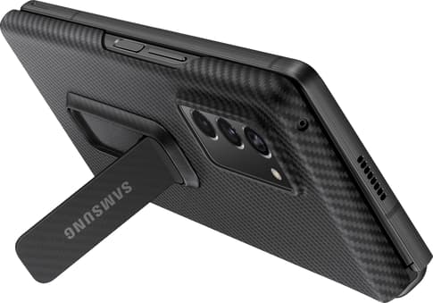 Samsung Galaxy Z Flip 2  Stand Backcover Aramid black