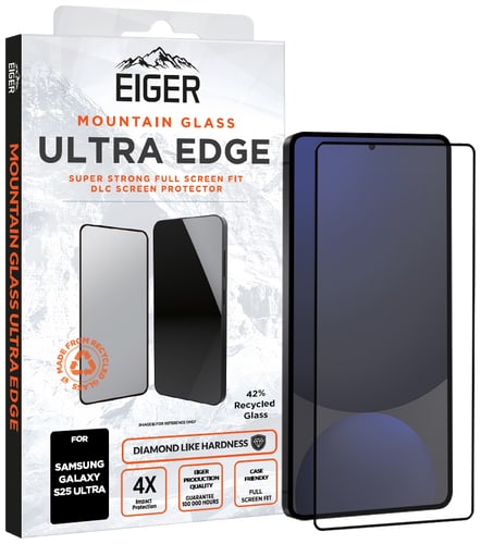 Eiger Galaxy S25 Ultra Ultra Edge Glass Screen Protector