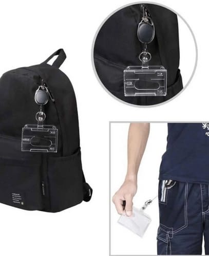 AK Kisten Basics Key-Bak Keychain Belt Clip+Card Holder 3pc