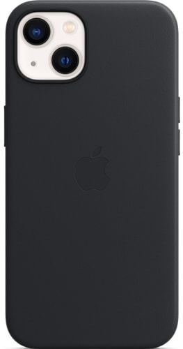 iPhone 13 Leather Backcover with MagSafe Midnight