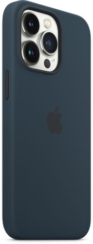 iPhone 13 Pro Silicone Case with MagSafe Abyss Blue