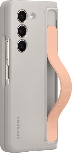 Samsung Galaxy Z Fold5 Strap Silicone Backcover Sand