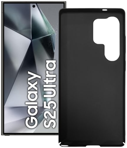 itStyle Premium Galaxy S25 Ultra Soft Backcover Black
