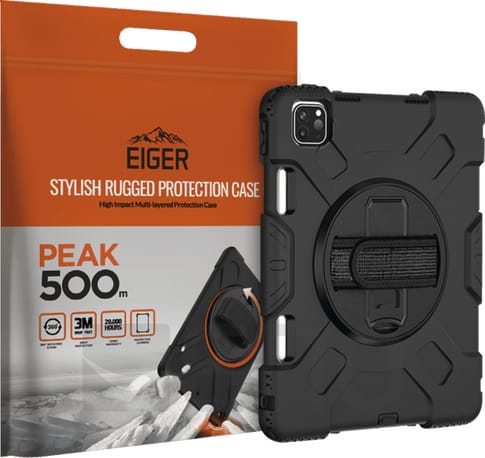 Eiger iPad Pro 11 (20/21) Outdoor Backcover Black (b2b)