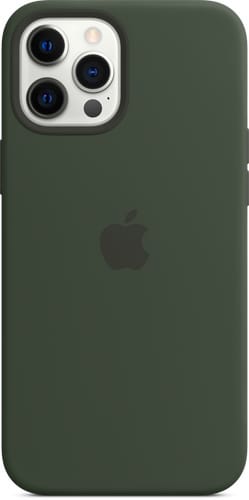 iPhone 12 Pro Max Silicone Case with MagSafe Cypress Green