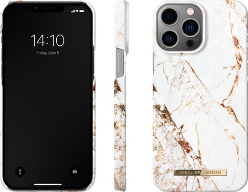 iDeal of Sweden iPhone 14 Pro Max Cover Marble White