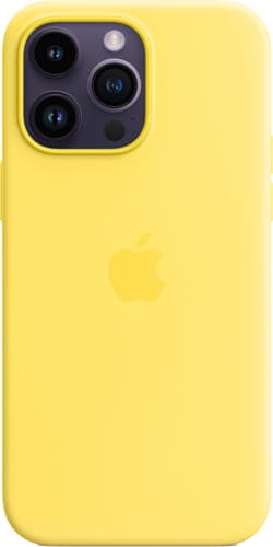 Apple iPhone 14 Pro Max Silicone Case with MagSafe Canary Yellow