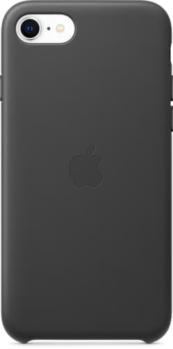 Apple iPhone SE 2020 Leather Backcover black