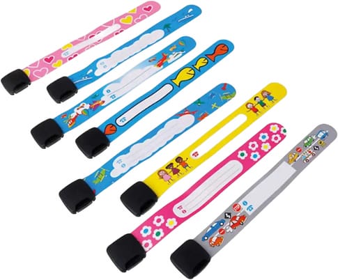 AK Kisten Basics Children's Emergency ID Wristband 8pc