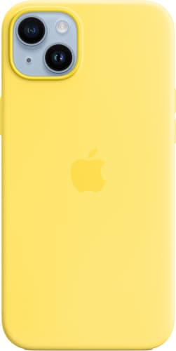 Apple iPhone 14 Plus Silicone Case with MagSafe Canary Yellow