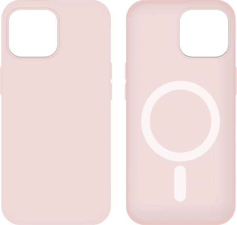 itStyle Premium iPhone 13 Silicon Case MagSafe Pink Sand