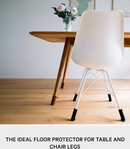Esmée Stoff Stuhlbein Stulpen Schutz Tisch / Stuhl / Boden Schoner (4er Set)