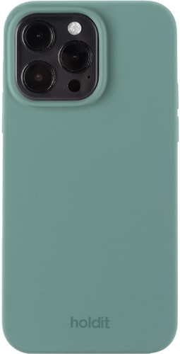 Holdit iPhone 15 Pro Max Silicone Backcover Moss Green
