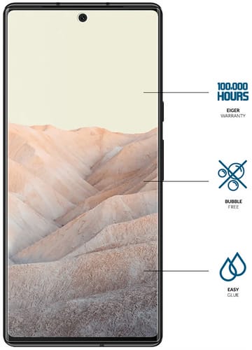 Eiger Google Pixel 6 screen protector 2.5D flach Glas