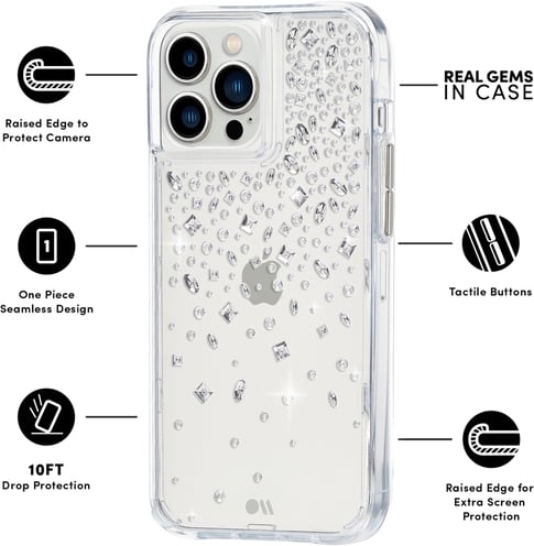 CaseMate iPhone 13 Pro Backcover Karat Crystal