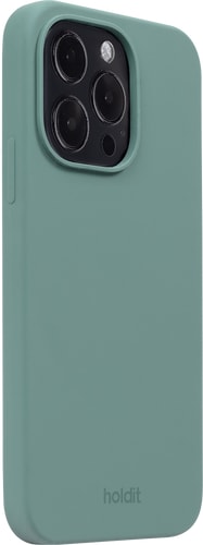 Holdit iPhone 14 Pro Silicone Case Green