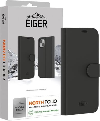 Eiger Google Pixel 8 North Folio Book Case black