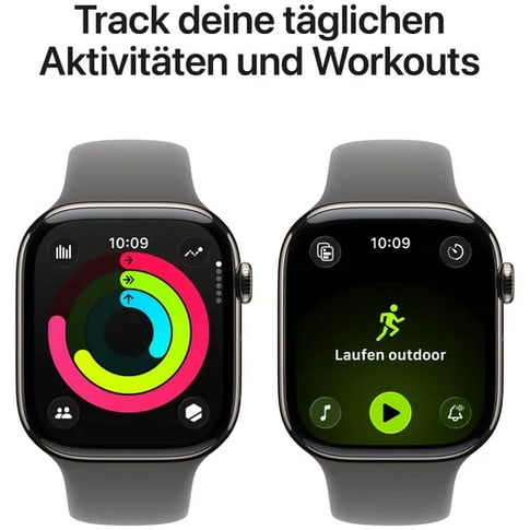 Apple Watch Series 11&nbsp;GPS+Cell 46mm&nbsp;Nat Tit StoneGrey SB-M/L