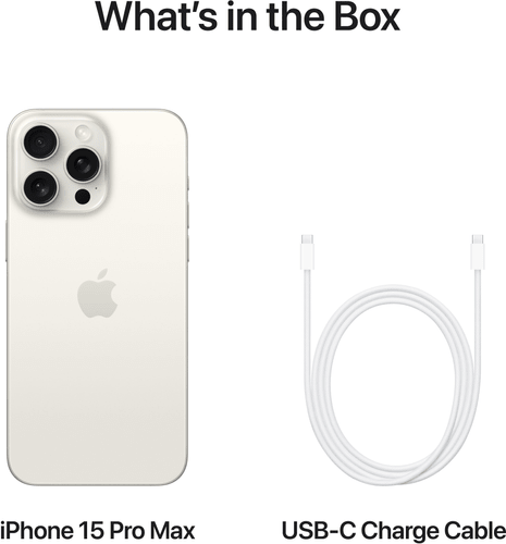 Apple iPhone 15 Pro Max 5G White Titanium