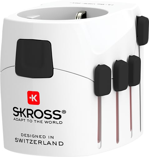 Skross  PRO World 7A Travel Adapter White