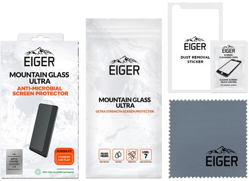 Eiger iPhone 14/13/13 Pro Standard Fit Ultra Glass