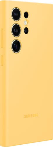 Samsung Galaxy S24 Ultra Silicone Backcover Yellow