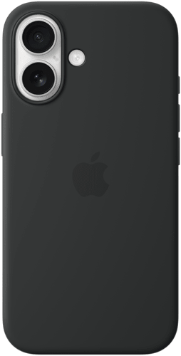 Apple iPhone 16 Silicone MS Backcover Black