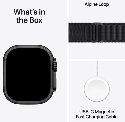 Apple Watch Ultra 3&nbsp;GPS+Cell&nbsp;49mm&nbsp;Black Tit Black AL