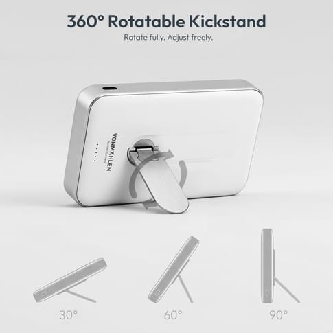 Vonmählen Magnetic Kickstand Power Bank 10000mAh White