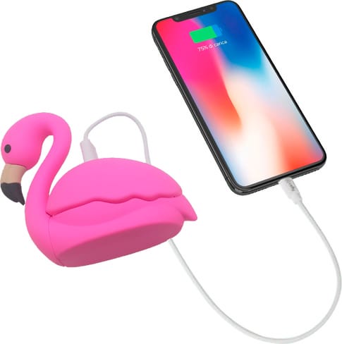 Celly Power Bank Emoji Flamingo