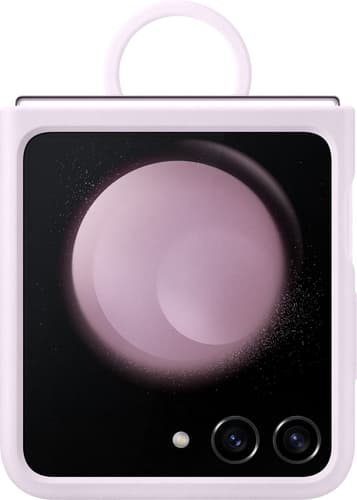 Samsung Galaxy Z Flip5 Ring Silicone Backcover Lavender