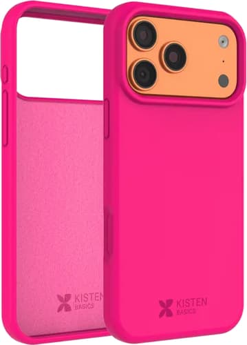 Kisten Basics Silicone Casee iPhone 18 Pro Hot Pink