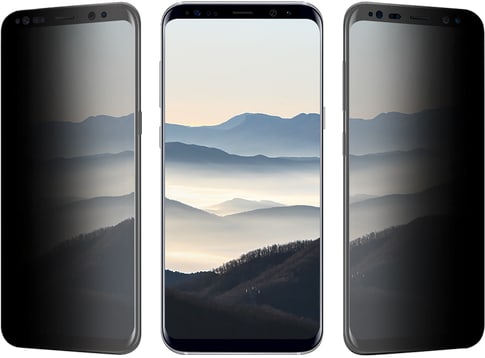 Eiger Galaxy S8 Plus screenprotector privacy black