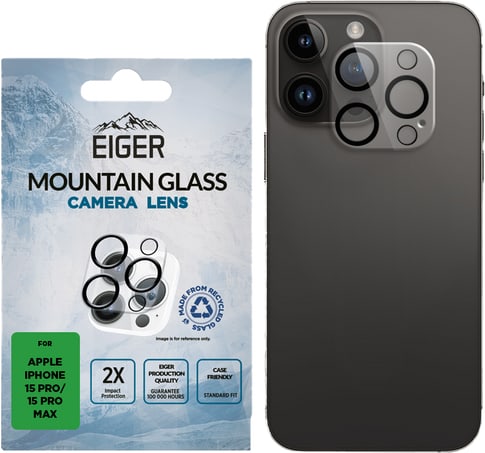 Eiger iPhone 15 Pro / 15 Pro Max Mountain Glass Camera